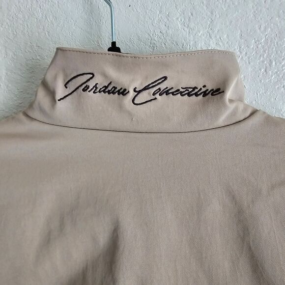 Jordan Paris Collective Twill Crop Jacket 'Strong Woman' XS Kakhi Tan DV1381-250 - Picture 7 of 16